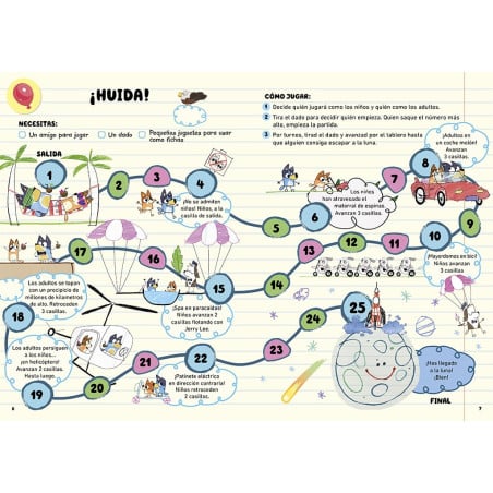 Cuaderno De Vacaciones Bluey 5-6 Años