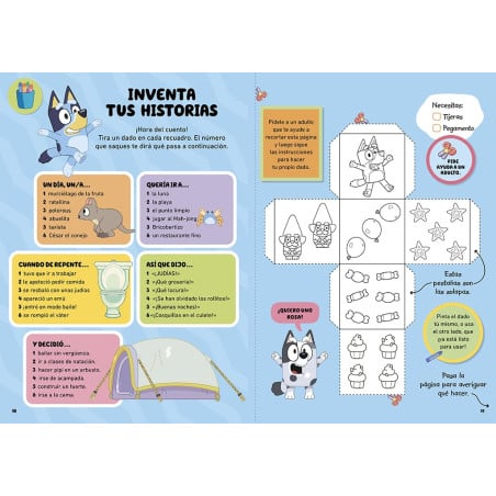 Cuaderno De Vacaciones Bluey 5-6 Años