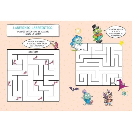Cuaderno De Vacaciones Escuela De Monstruos 3-5 Años