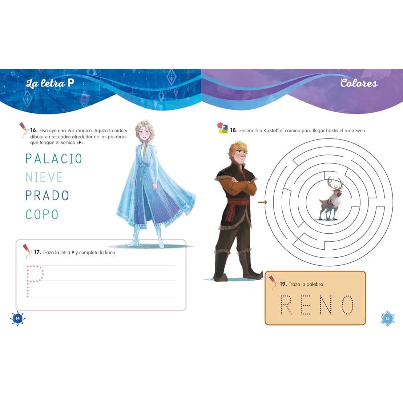 Cuaderno De Vacaciones Frozen 4-5 Años