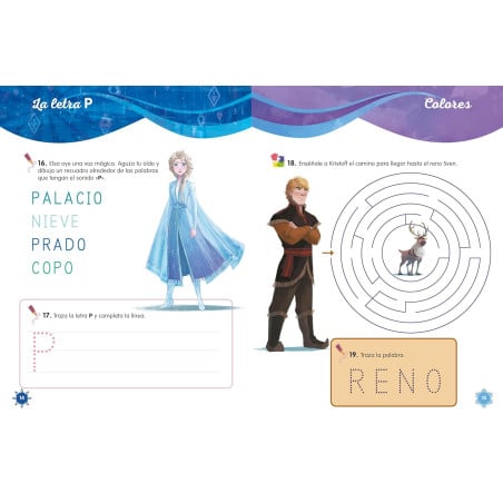 Cuaderno De Vacaciones Frozen 4-5 Años