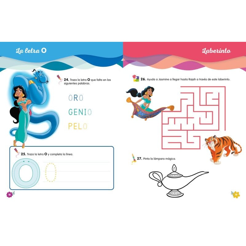 Cuaderno De Vacaciones Princesas 3-4 Años