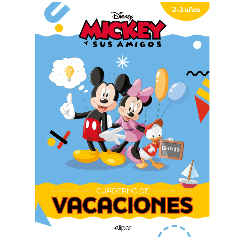 Cuaderno De Vacaciones De Mickey 2-3 Años De Radom House