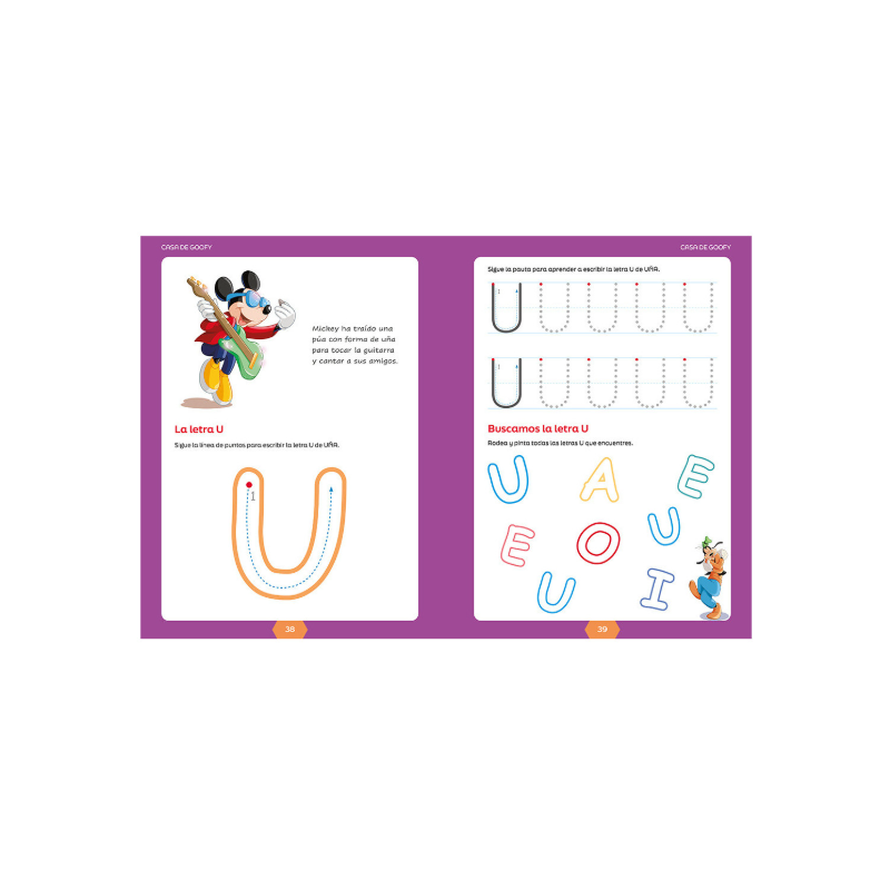 Cuaderno De Vacaciones De Mickey 2-3 Años