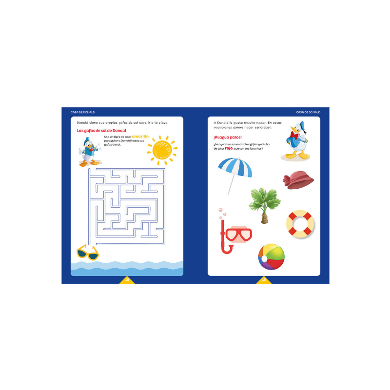 Cuaderno De Vacaciones De Mickey 2-3 Años