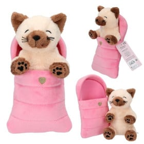 TOPModel Peluches De Perros Y Gatos En Saco De Dormir 2