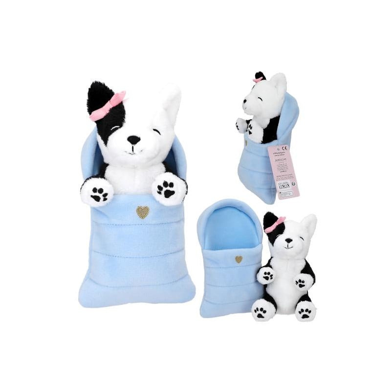 TOPModel Peluches De Perros Y Gatos En Saco De Dormir