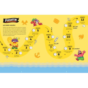 Cuaderno De Vacaciones Piratix 5-6 Años De Comercial Ediciones 2