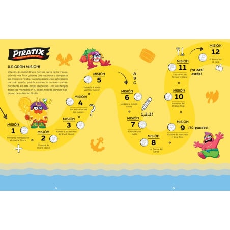 Cuaderno De Vacaciones Piratix 5-6 Años