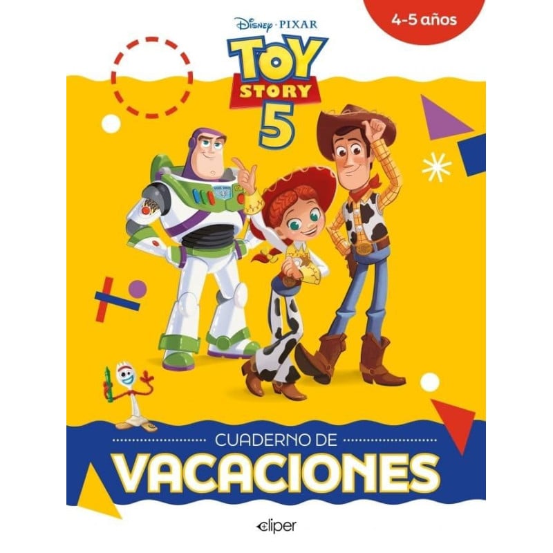 Cuaderno De Vacaciones Toy Story 5 4-5 Años De Comercial Ediciones