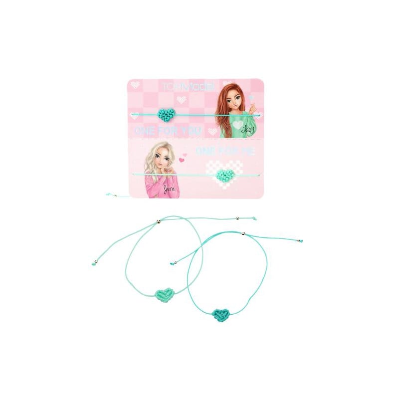 TOPModel BFF Set de Pulseras de Corazón