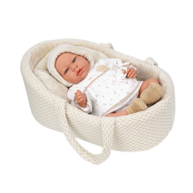 Muñecas Arias Muñeca Elegance Andie Beige Con Capazo 40 Cm De Muñecas Arias 2