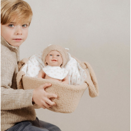 Muñecas Arias Babyto Beige Con Capazo 33 Cm