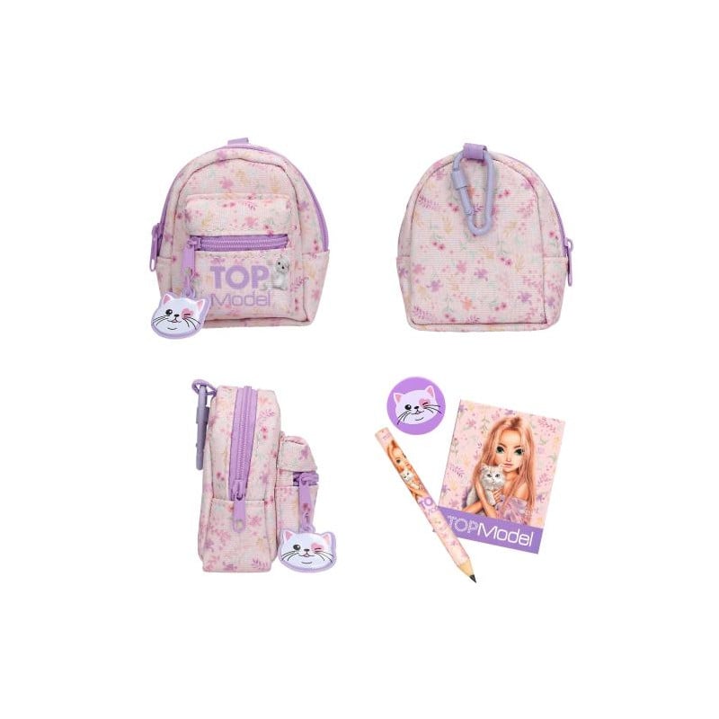TOPModel Mini Mochila con Set de Papelería