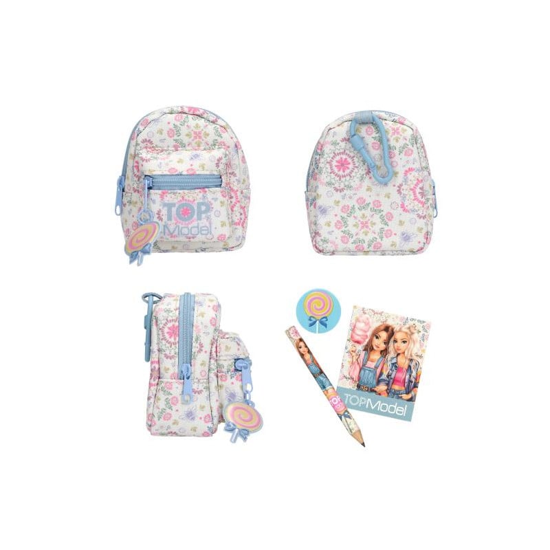 TOPModel Mini Mochila con Set de Papelería