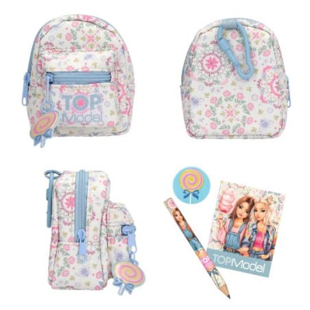 TOPModel Mini Mochila con Set de Papelería