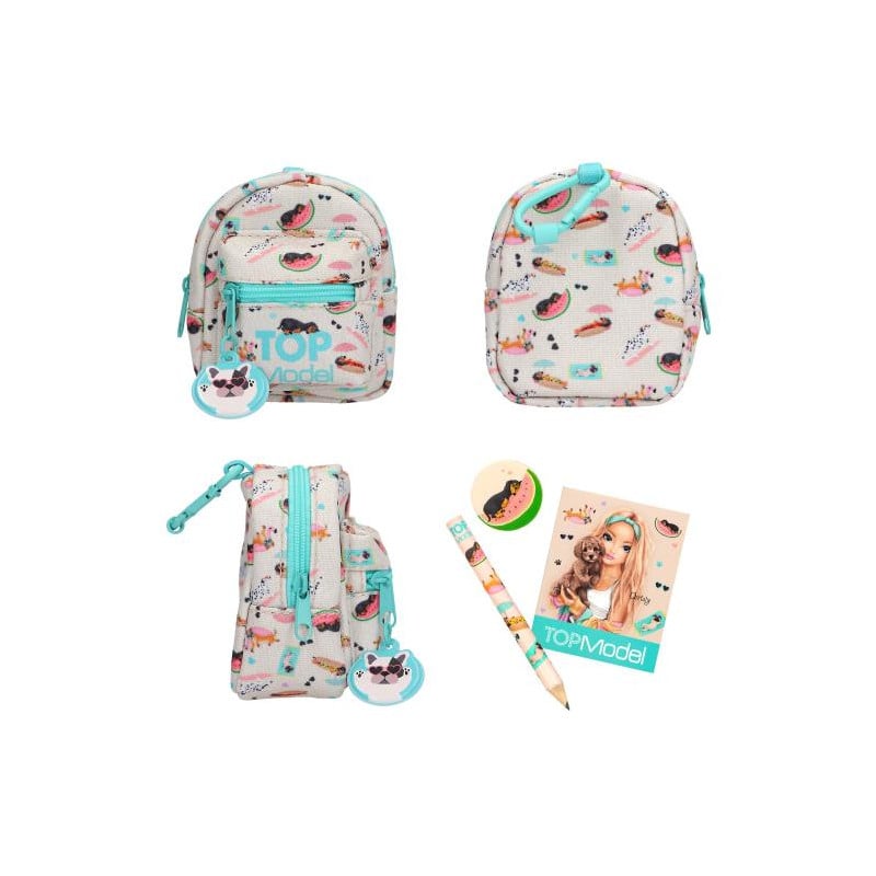 TOPModel Mini Mochila con Set de Papelería