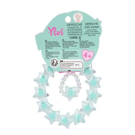 Ylvi Pulsera Estrellita Y Anillo Surtido