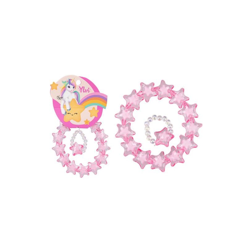 Ylvi Pulsera Estrellita Y Anillo Surtido