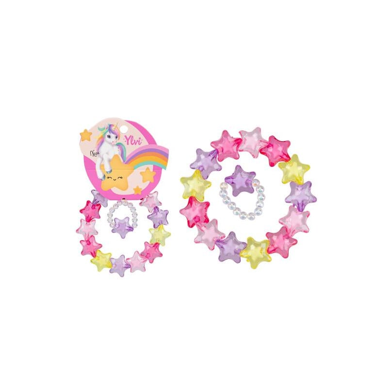 Ylvi Pulsera Estrellita Y Anillo Surtido