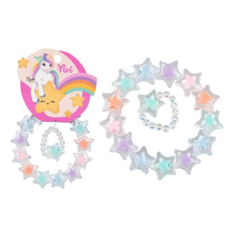 Ylvi Pulsera Estrellita Y Anillo Surtido