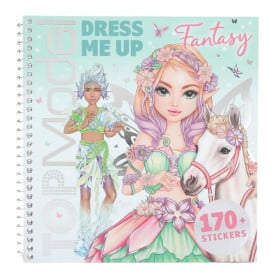 TOPModel Cuaderno Con Calcamonias