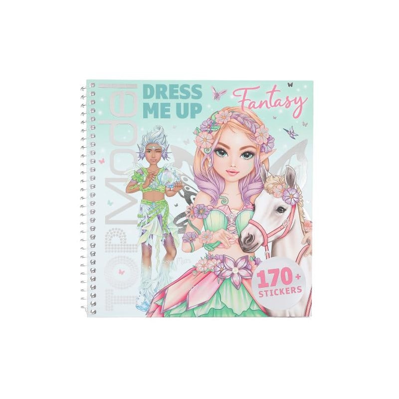 TOPModel Cuaderno Con Calcamonias