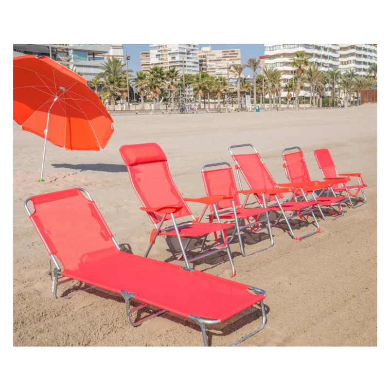 Silla De Playa Fija Coral