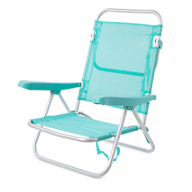 Silla De Playa 4 Posiciones Aguamarina De Juinsa