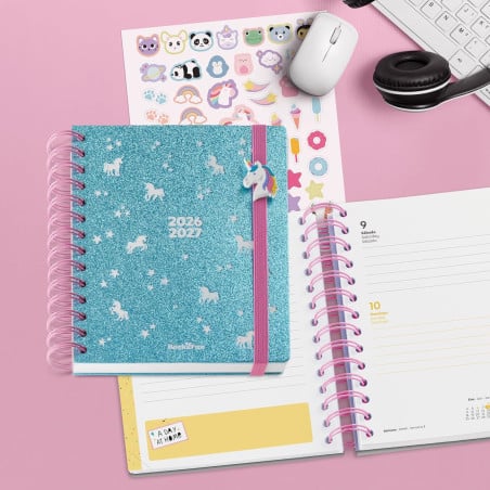 Agenda Escolar 26/27 Unicornio
