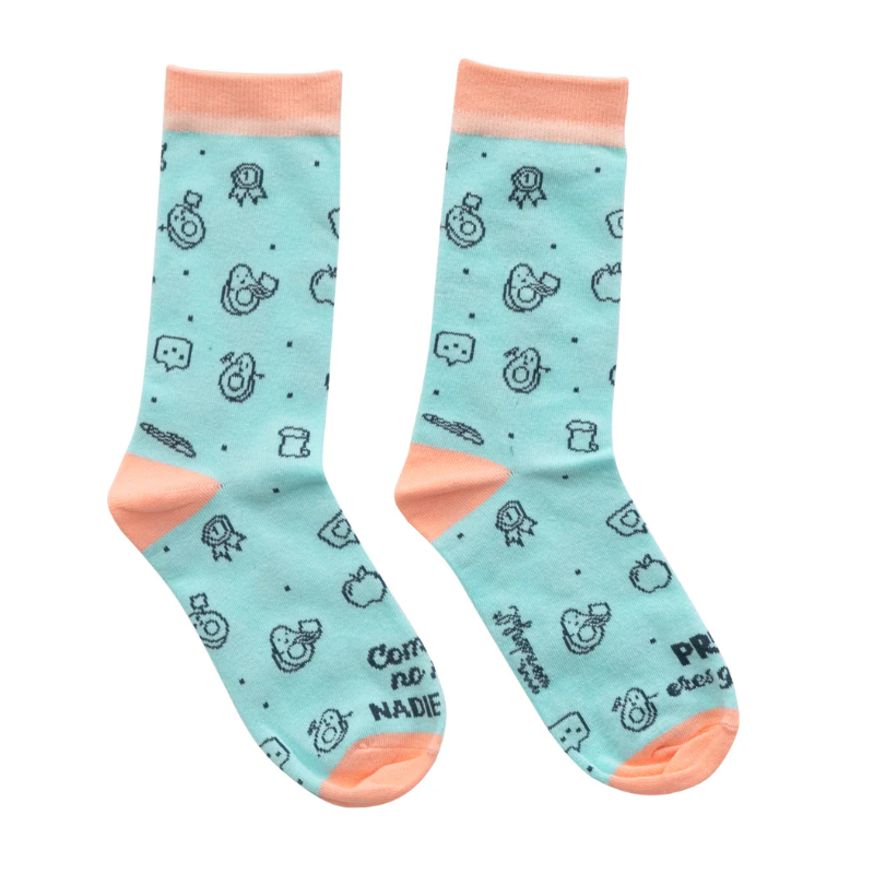 Calcetines Profe, Eres Genial. Como Tú No Hay Nadie Igual Talla 39-41 De MR. Wonderful