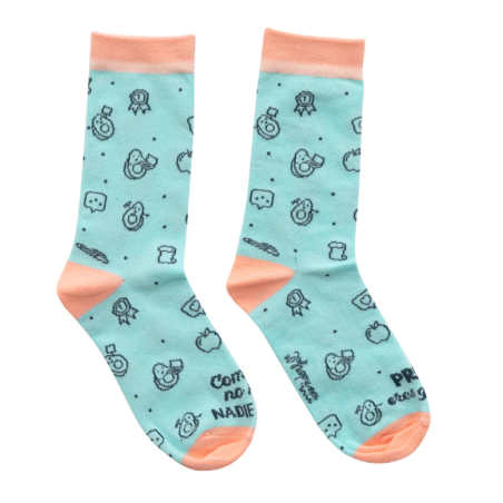 Calcetines Profe, Eres Genial. Como Tú No Hay Nadie Igual Talla 39-41 De MR. Wonderful
