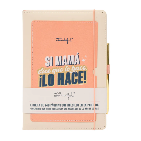 Libreta Con Bolígrafo Si Mamá Dice Que Lo Hace, ¡Lo Hace! De MR. Wonderful