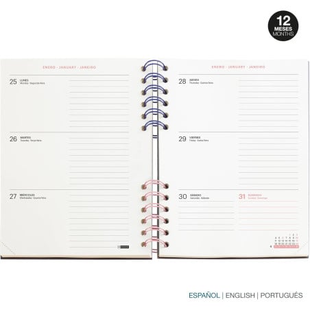 Agenda Escolar 26/27 Miquelrius Bicolor Malva