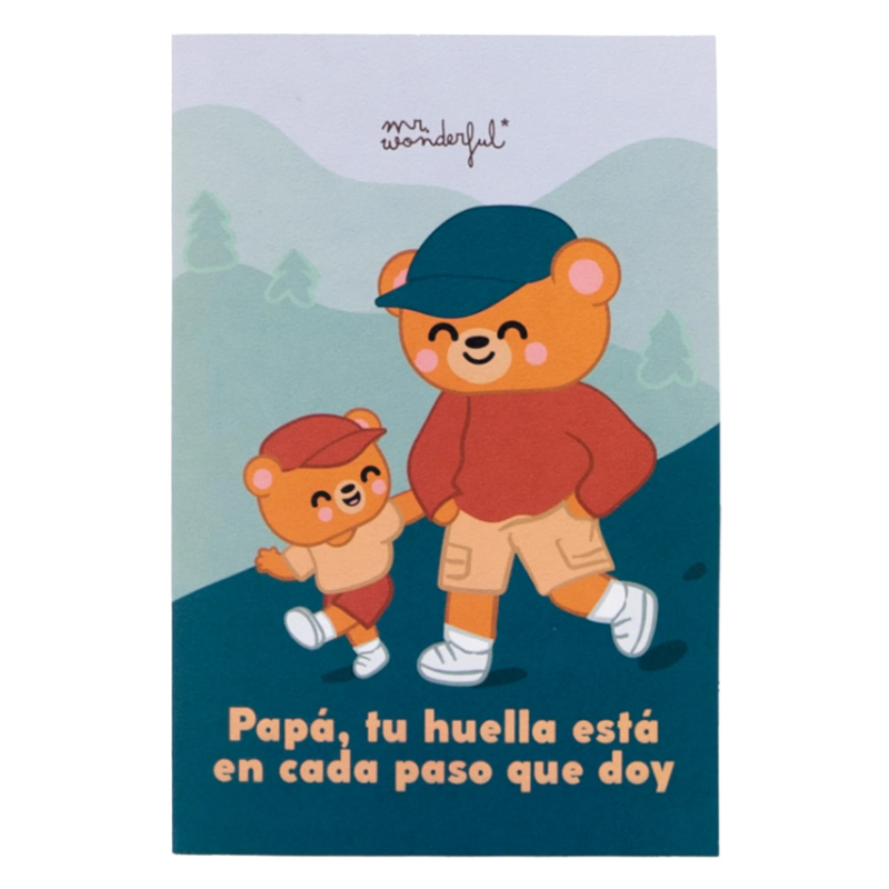 Mr. Wonderful Postal Papá, Tu Huella Está En Cada Paso Que Doy De Mr. Wonderful