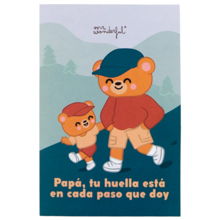 Mr. Wonderful Postal Papá, Tu Huella Está En Cada Paso Que Doy De Mr. Wonderful