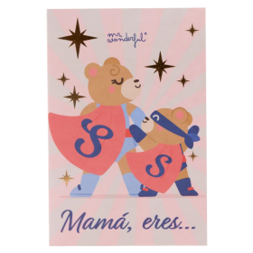 Mr. Wonderful Postal Mamá Eres... Superpoderosa De Mr. Wonderful