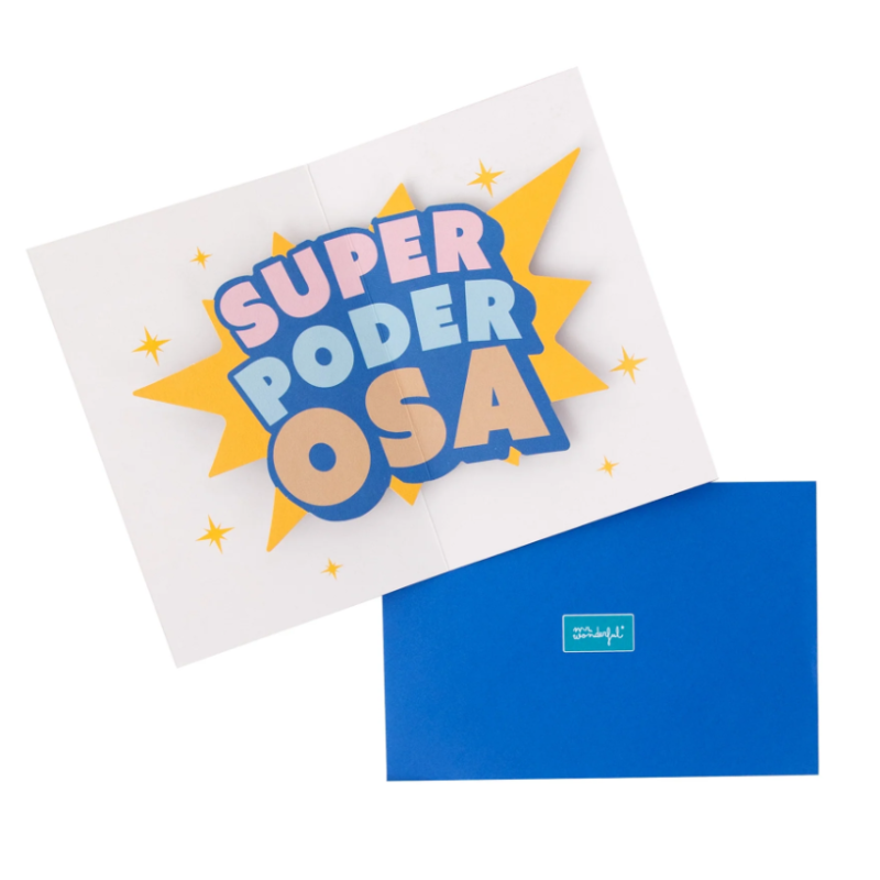 Mr. Wonderful Postal Mamá Eres... Superpoderosa