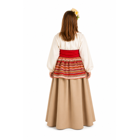 Disfraz Medieval Campesina Carlota Talla 3-5 Años