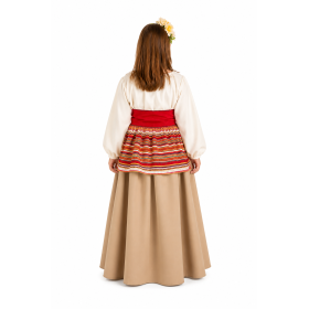 Disfraz Medieval Campesina Carlota Talla 11-13 Años De Lunatiq Fest 2