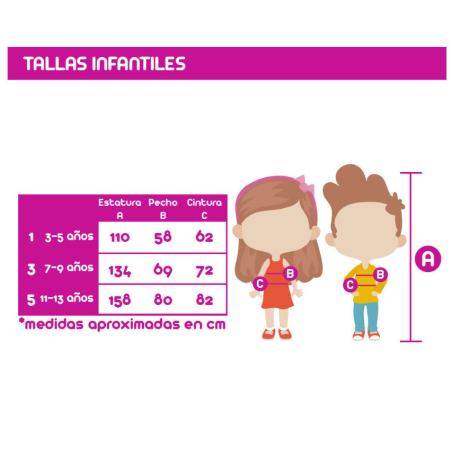 Disfraz Medieval Artesano Talla 3-5 Años
