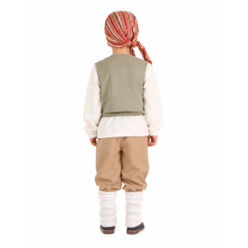 Disfraz Medieval Campesino Carlos Talla 3-5 Años De Lunatiq Fest 2