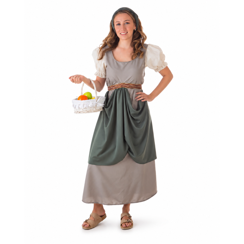 Disfraz Medieval Frutera Talla M De Lunatiq Fest