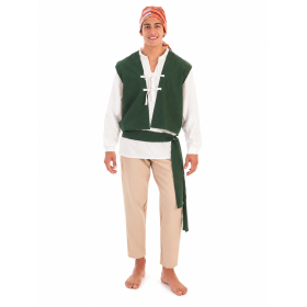 Disfraz Medieval Campesino Carlos Talla Única
