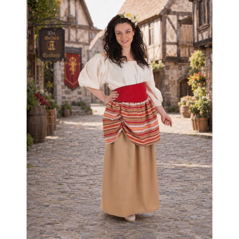 Disfraz Medieval Campesina Carlota Talla Única
