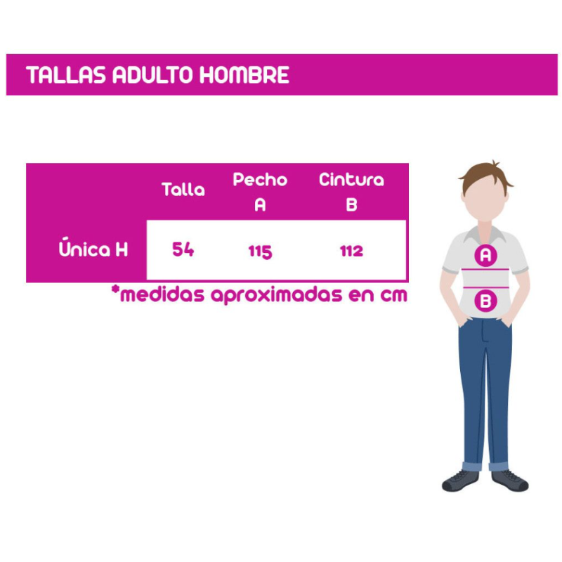 Disfraz Medieval Campesino Carlos Talla Única