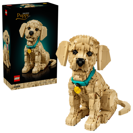 LEGO Icons Cachorro Golden Retriever 11384 De LEGO