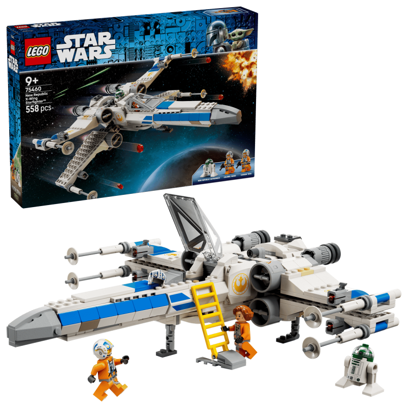 LEGO Star Wars Caza Estelar Ala-X De La Nueva República 75460 De LEGO