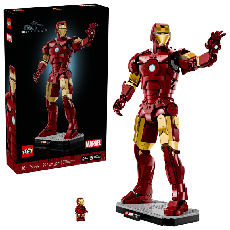 LEGO Marvel Iron Man Mark 3 Edición Coleccionistas 76344 De LEGO