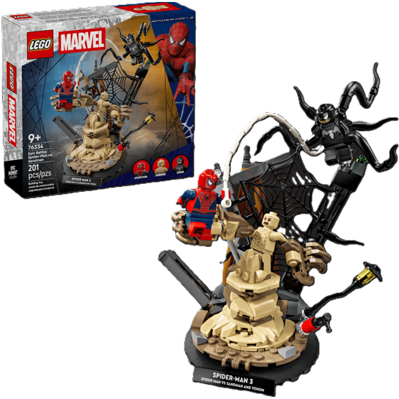 LEGO Marvel Batalla Legendaria: Spider-Man vs. Sandman 76334 De LEGO
